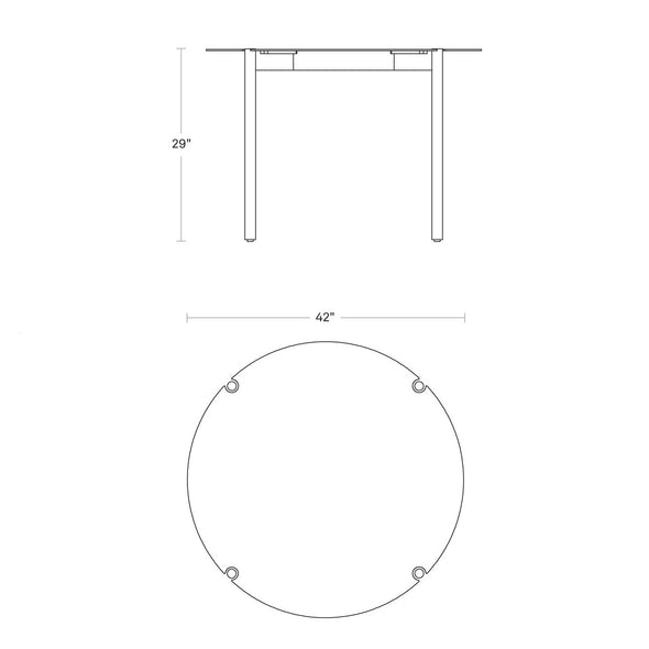 Comeuppance Round Dining Table