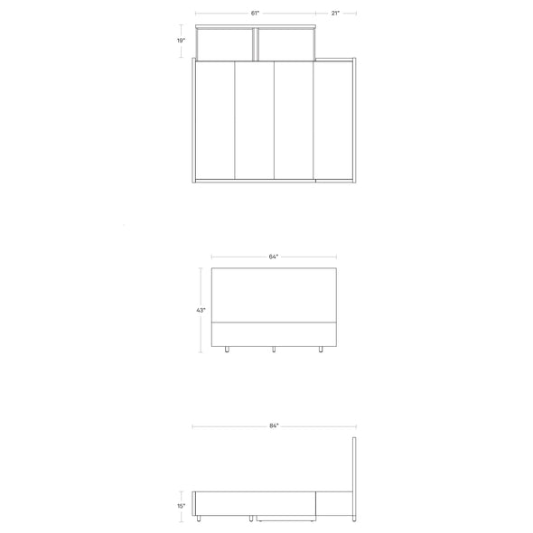 Homecoming Storage Bed