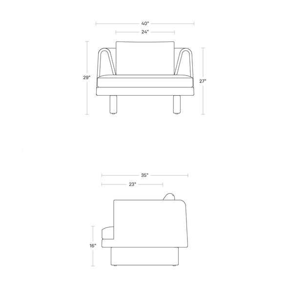 Loophole Outdoor Lounge Chair