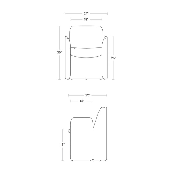 Parentheses Dining Chair