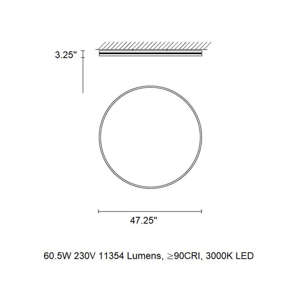 Lite Hole Flush Mount