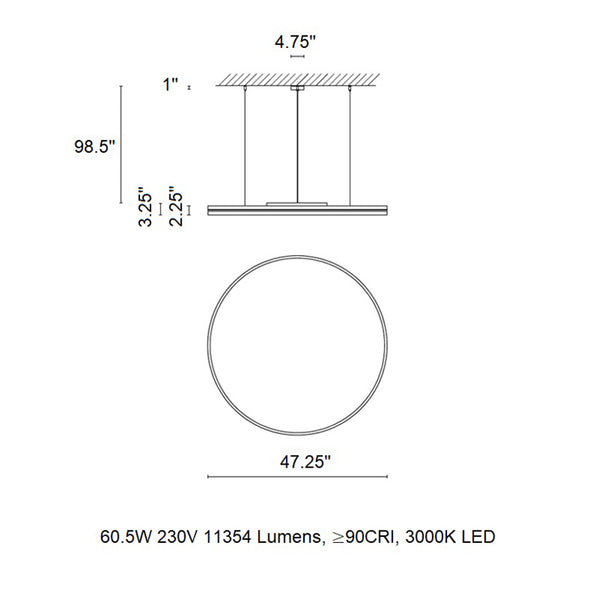 Lite Hole Pendant Light