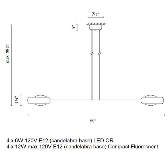 Ring S2 Linear Pendant Light