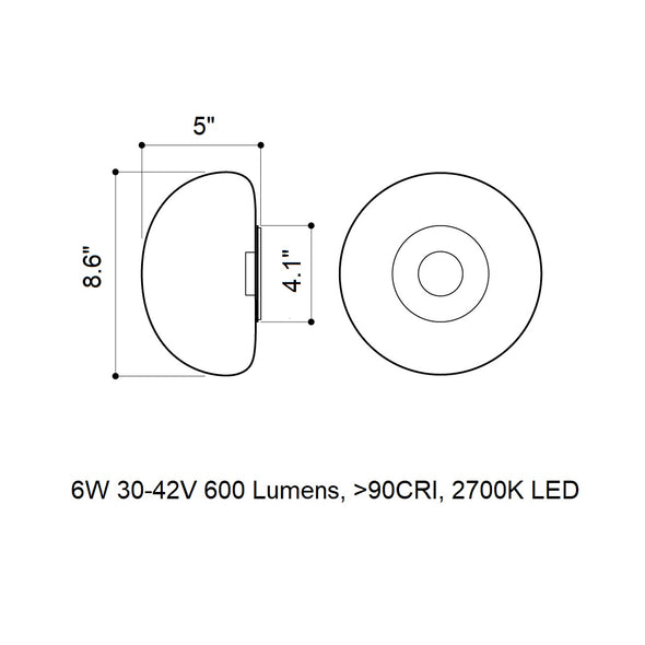 Dew Drops LED Wall/Ceiling Light