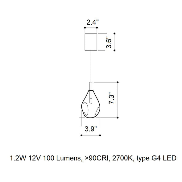 Soap Mini LED Pendant Light