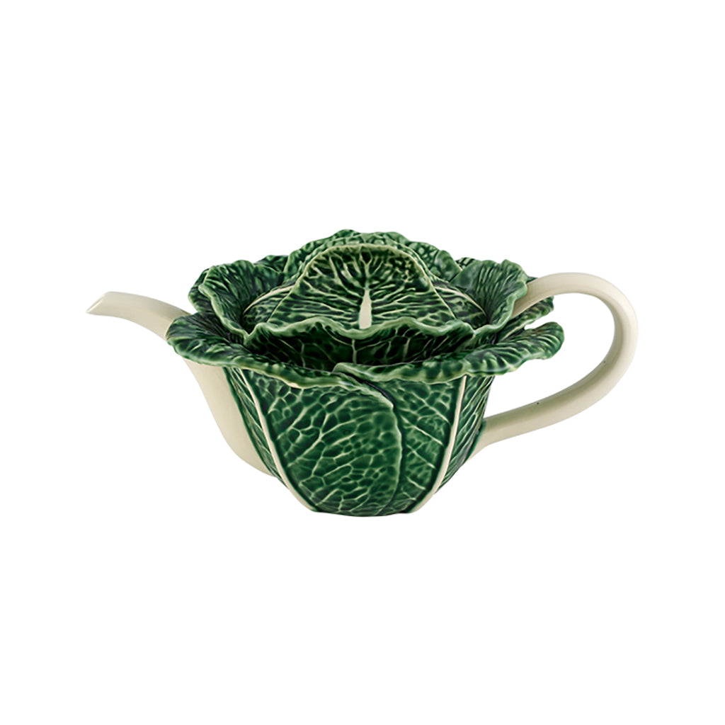 Bordallo Pinheiro Cabbage Teapot - 2Modern