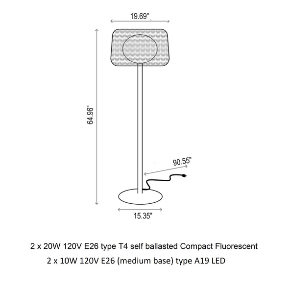 Fora Outdoor Floor Lamp