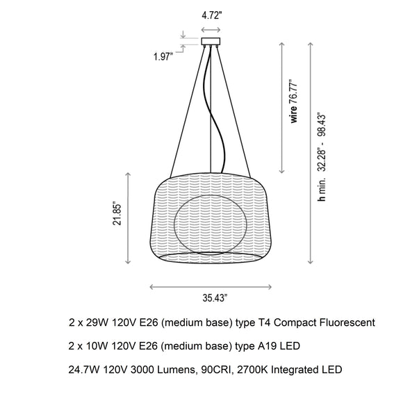 Fora Outdoor Pendant Light