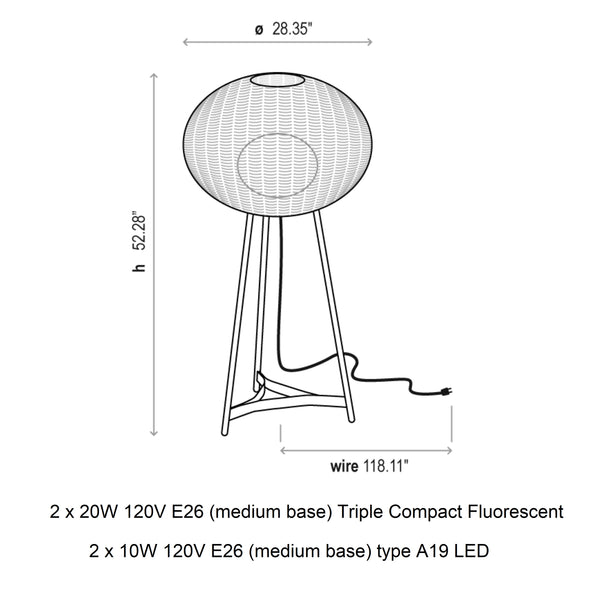 Garota P/02 Outdoor  Floor Lamp