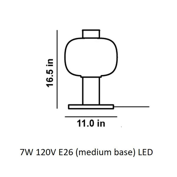 Bonbori Table Lamp