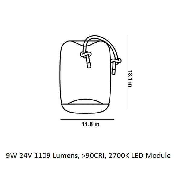 Knot Cilindro LED Table Lamp