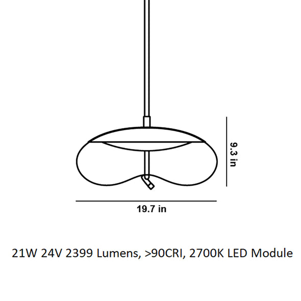 Knot Disco LED Pendant Light
