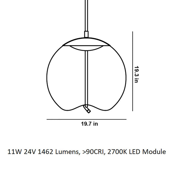 Knot Sfera LED Pendant Light
