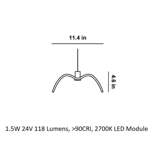 Night Birds Mini LED Pendant Light