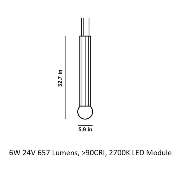 Prisma Vertical LED Pendant Light