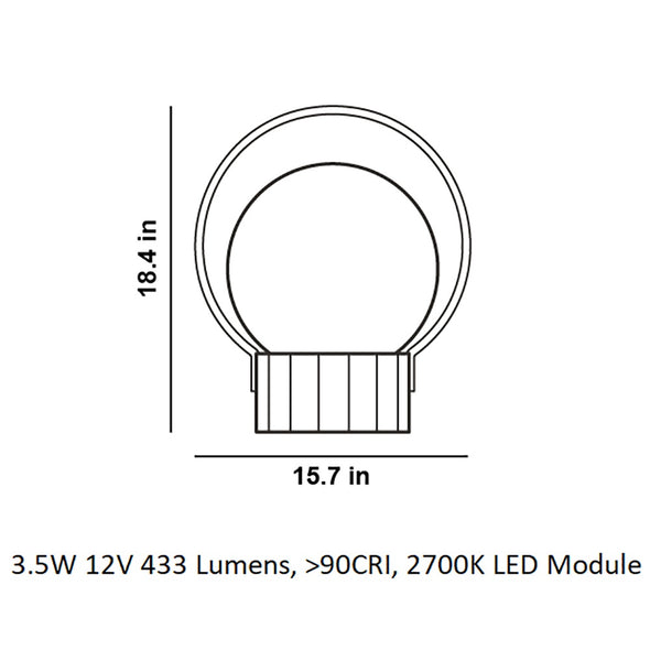 Sfera Outdoor Portable LED Table Lamp