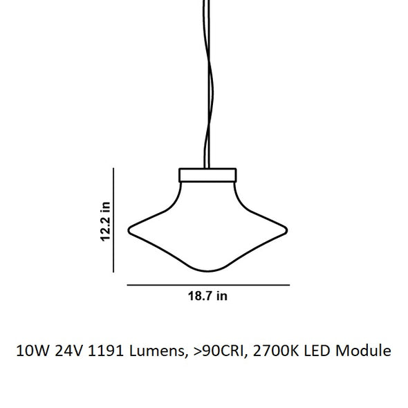 Trottola LED Pendant Light