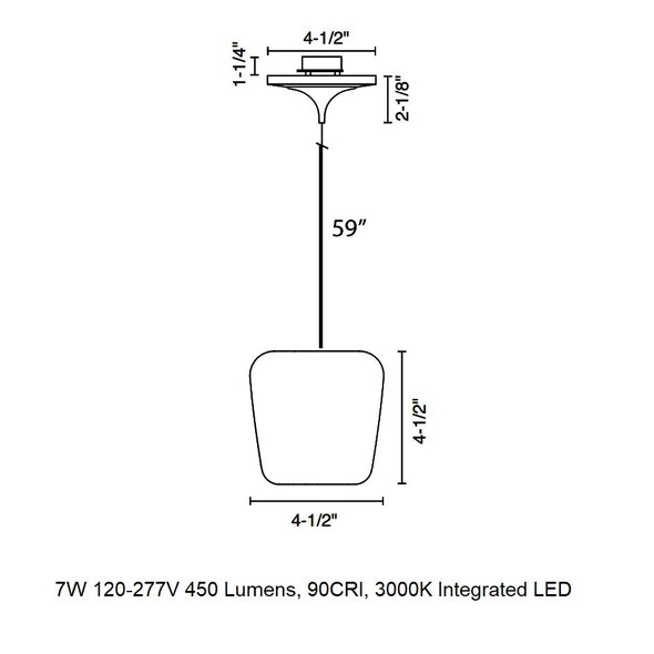 Aurora LED Pendant Light