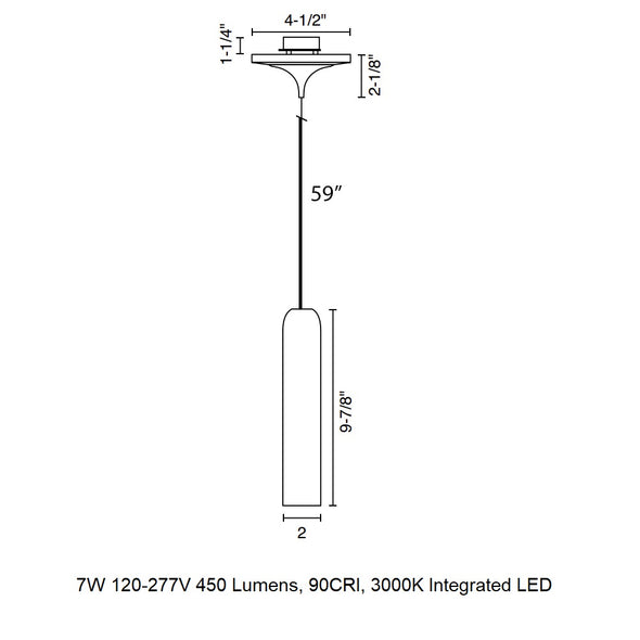 Candle LED Pendant Light