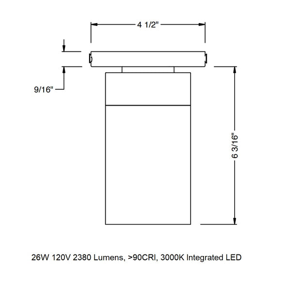 GX25 LED Flush Mount