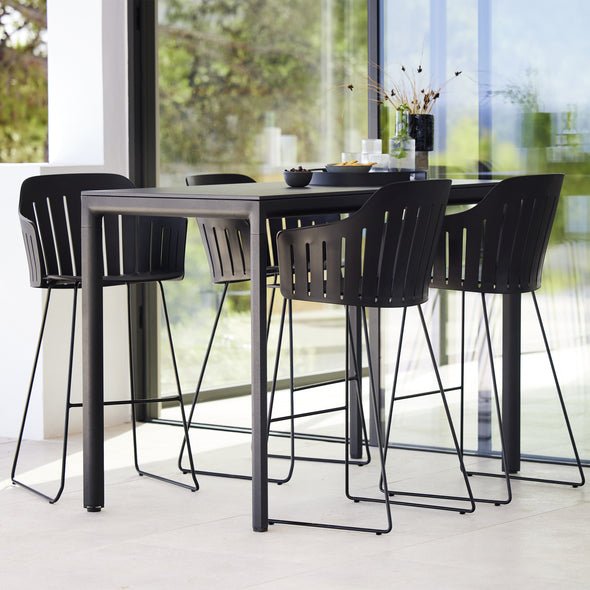 Choice Outdoor Stool with Metal Legs