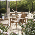 Amaze Outdoor Teak Stackable Lounge Chair