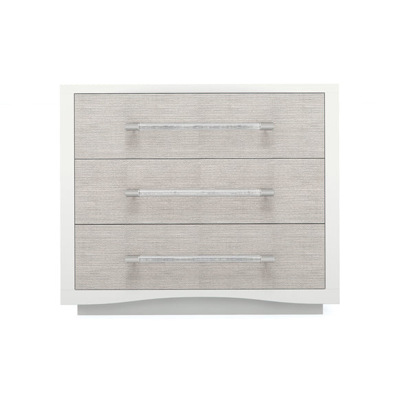 A Clear Touch 3-Drawer Chest Nightstand