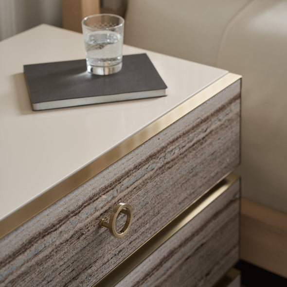 Bedrock 3-Drawer Nightstand