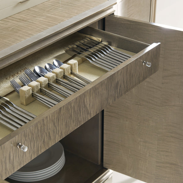 May I Serve You 4-Door Credenza