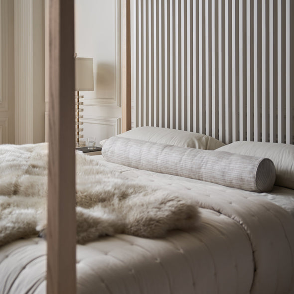Pinstripe King Bed