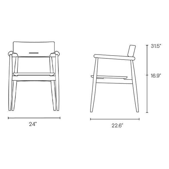 E008 Embrace Outdoor Dining Chair