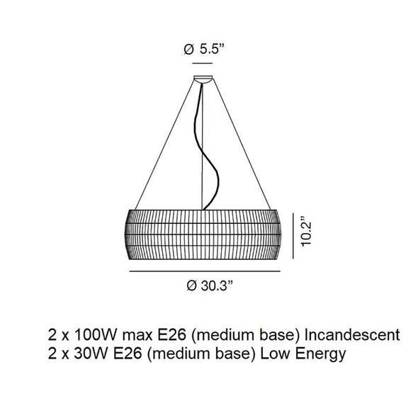 Isamu Pendant Light