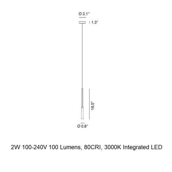 Pippet Pendant Light