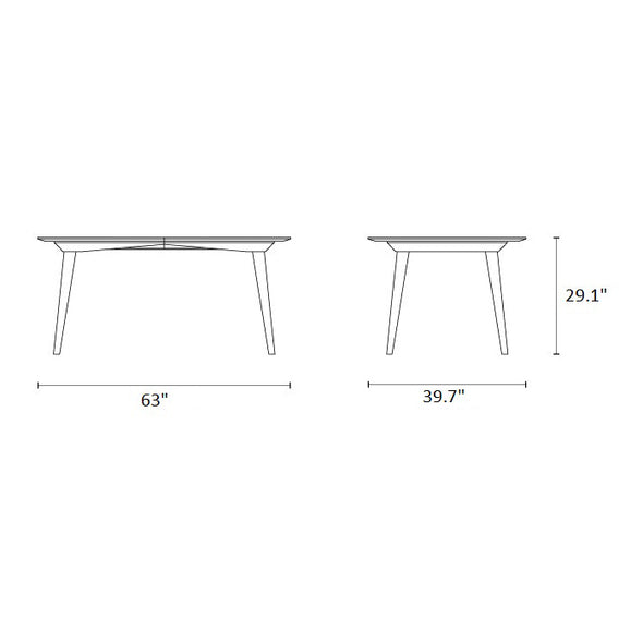Bridge Extendable Dining Table