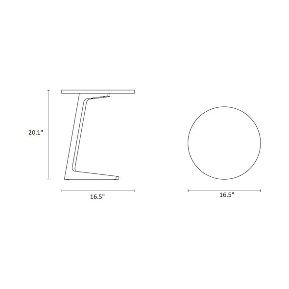 Cross Side Table