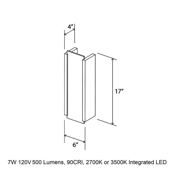 Capio Short Wall Light