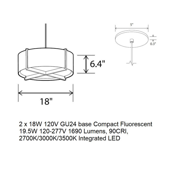 Cerno Plura 18 Pendant Light