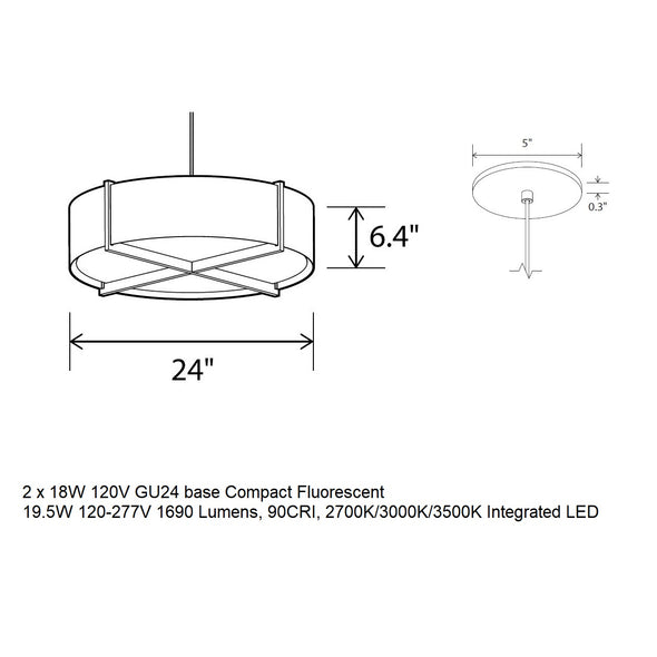 Cerno Plura 24 Pendant Light
