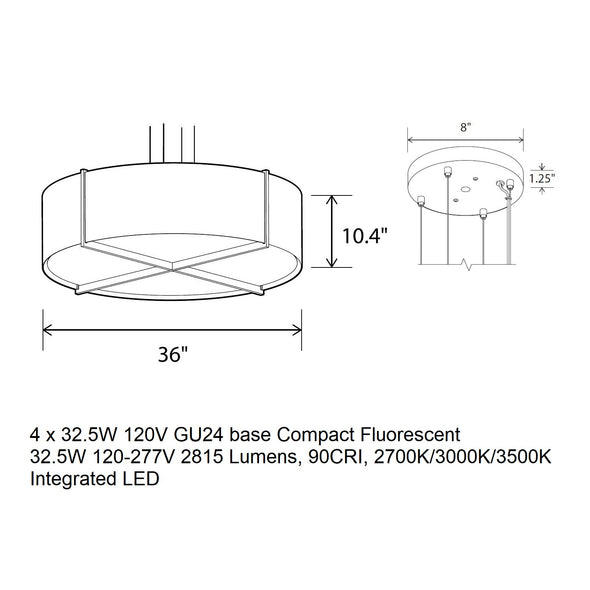 Cerno Plura 36 Pendant Light