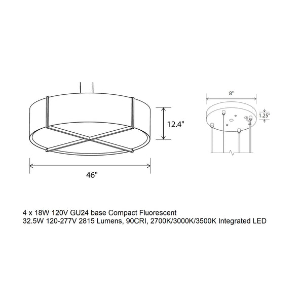 Cerno Plura 46 Pendant Light