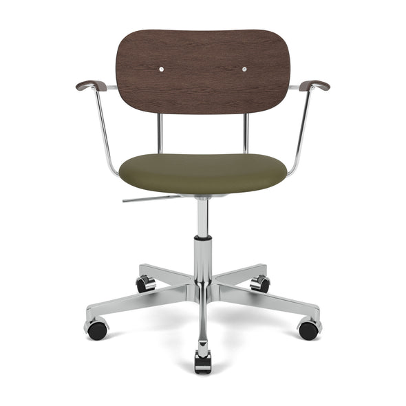 Co Seat Upholstered Task Chair with Armrest