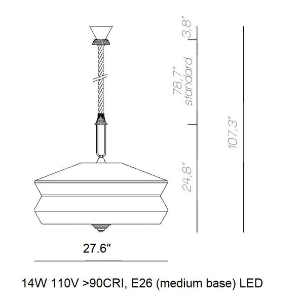 Calypso Antigua Pendant Light