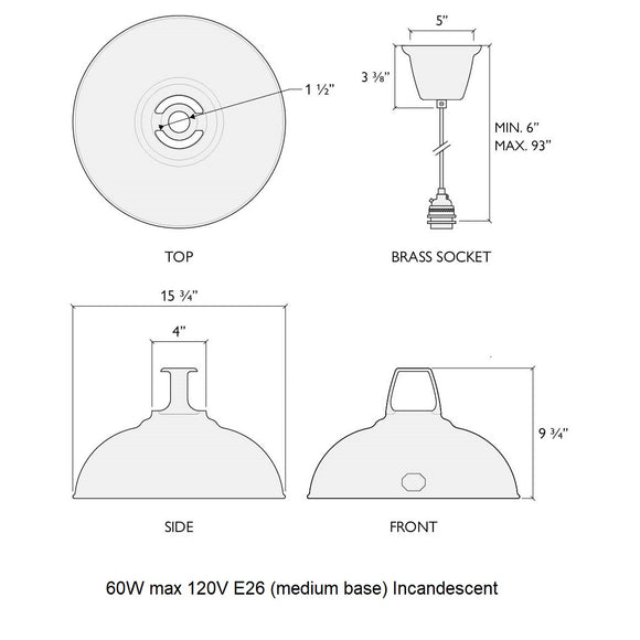 Standard Original Pendant Light