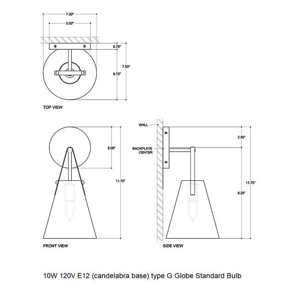 Bronwen Bathroom Vanity Light