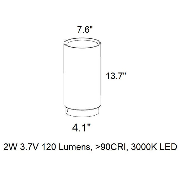 Bugia LED Portable Table Lamp