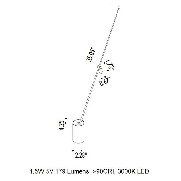 FM LED Table Lamp