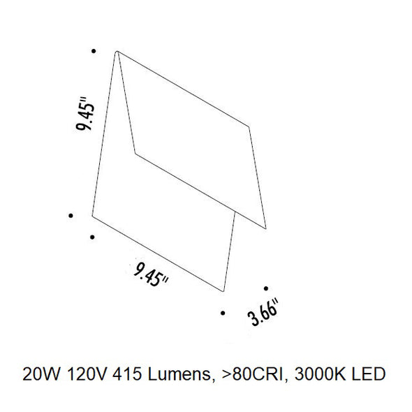 Folder LED Wall Sconce
