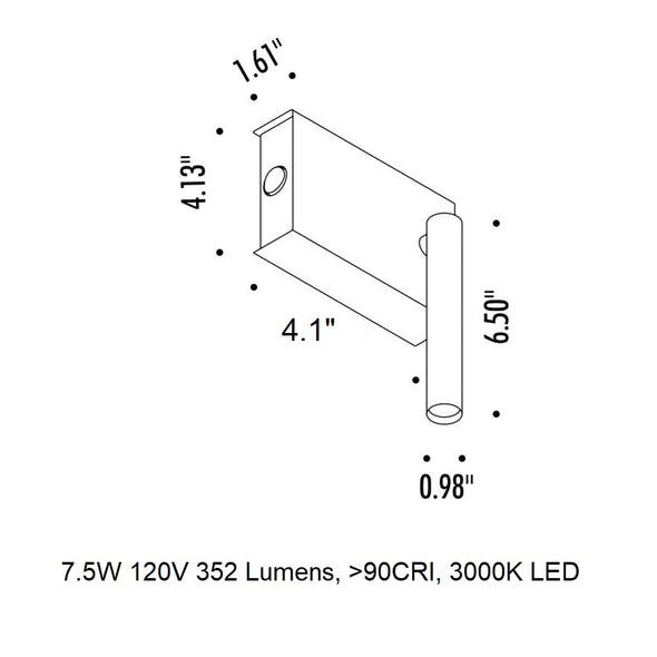 Mira Switch LED Wall Sconce