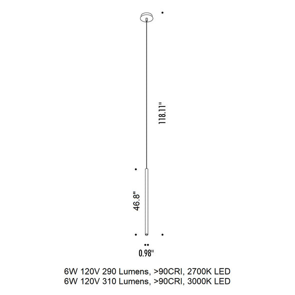 Miss 1 LED Pendant Light