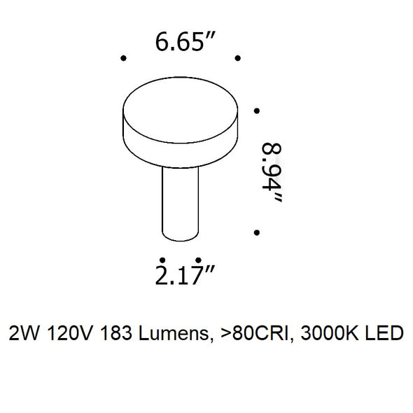 Popup LED Portable Table Lamp